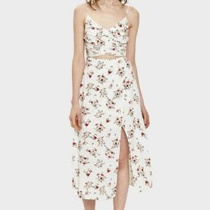 Lush white floral dress